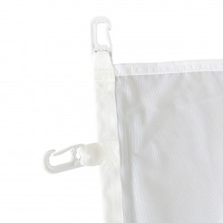 Flags with carabiners
