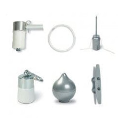 Accessoires de mâts abattants en aluminium 6m