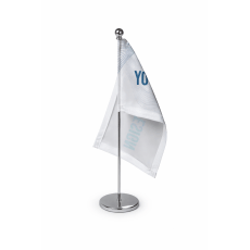 Banderas de Sobremesa Personalizadas con Mástil y Peana