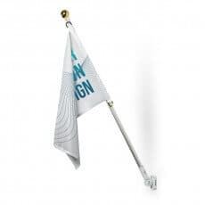 Drapeau et support mural