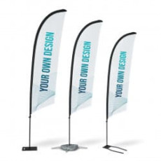 Oriflammes Plume et Fly Banners Surf