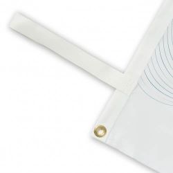 Details personalisierter Fahnen zum Online-Kaufen