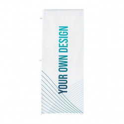 Bandeira retangular individual para fly banner