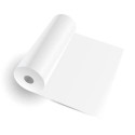 Rouleau de tissu blanc 1,6x100 m