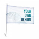 Mât et drapeau de fenêtre de voiture pack