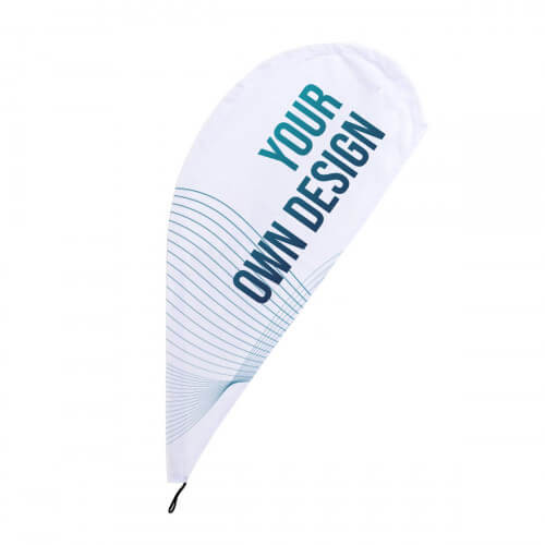Drapeau Goutte seul pour sac à dos oriflamme