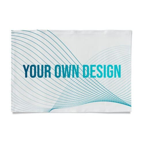 Bandera horizontal con velcro perimetral