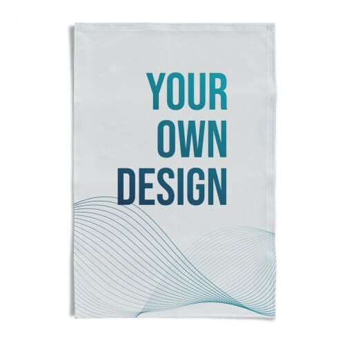 Bandera vertical con velcro alrededor