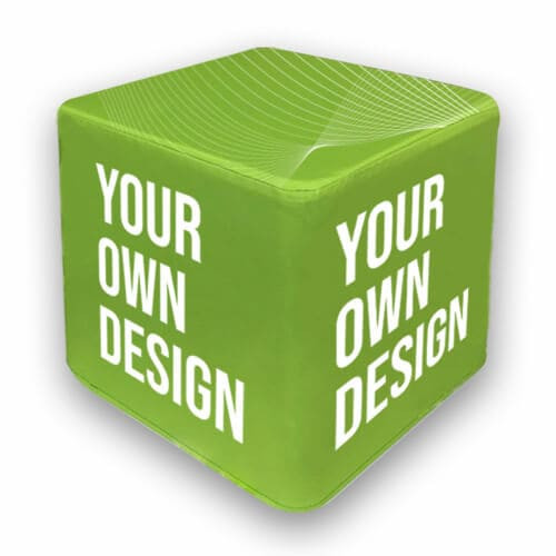 Funda textil personalizada para cubo publicitaria