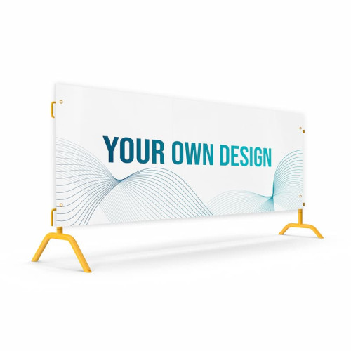 Couverture de clôture publicitaire personnalisée avec œillets périphériques pour son installation