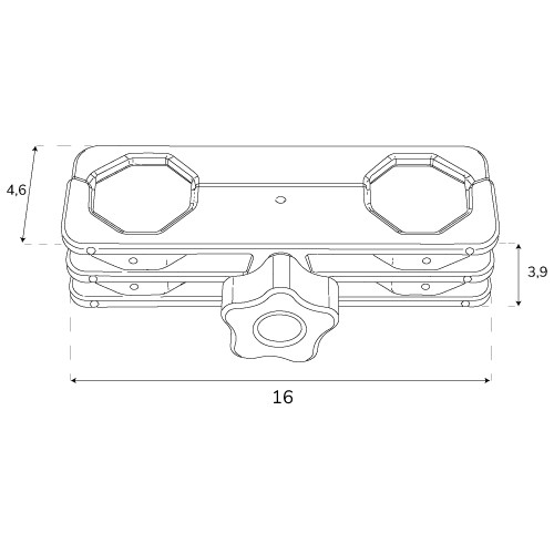 Infographic of the connector for joining two gazebos