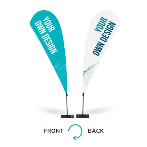Fly Banner Surf Oriflamme Goutte Double Face
